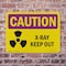 Signmission Radiation & Laser Sign, 7 in H x 10 in W, Plastic, Rectangle OS-2PACK-CR-P-710-L-10200 - alternate 3